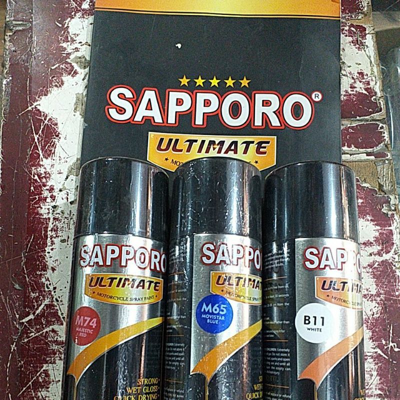 Sapporo Ultimate 400 cc / Sapporo spray paint / Pilox Sapporo