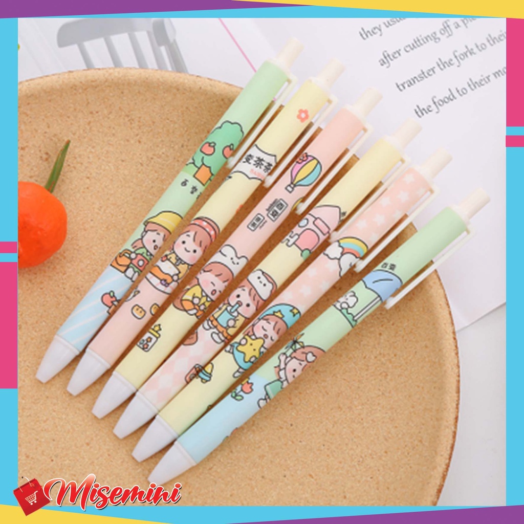 

Pulpen Gel Motif Cartoon Pulpen Pelajar Dan Kantor Pena Lucu Motif Girl Heart Variety 559