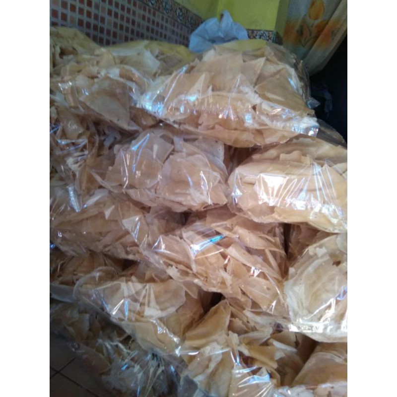 

kerupuk puli bawang tanpa puli langsung goreng