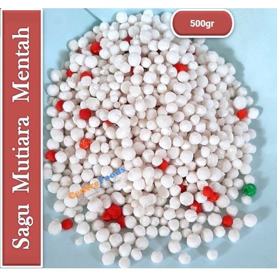 

Sagu Mutiara Mentah - Pacar Cina Sago Seeds | 500gr [ Harga Per 0,5 Kg ]