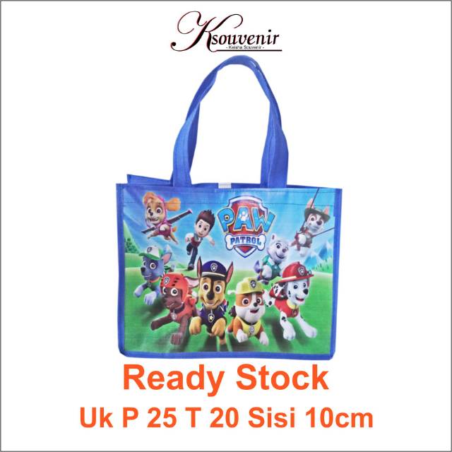 

Terlaris Goodie bag tas ulang tahun tas souvenir tas ultah paw patrol