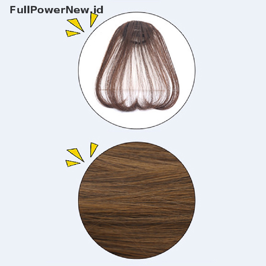 (Full) Wig / Rambut Palsu Wanita Model Poni Depan Slim Seamless