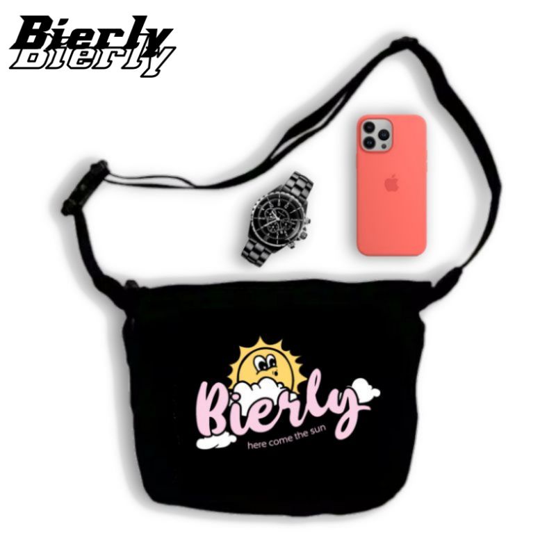 Tas Selempang Sling Bag Pria Wanita Distro Kekinian Waterproof Ori Bierly