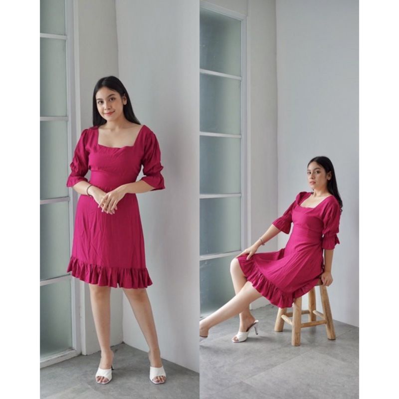 DRESS CATTY SABRINA JUMBO/DRESS KEKINIAN