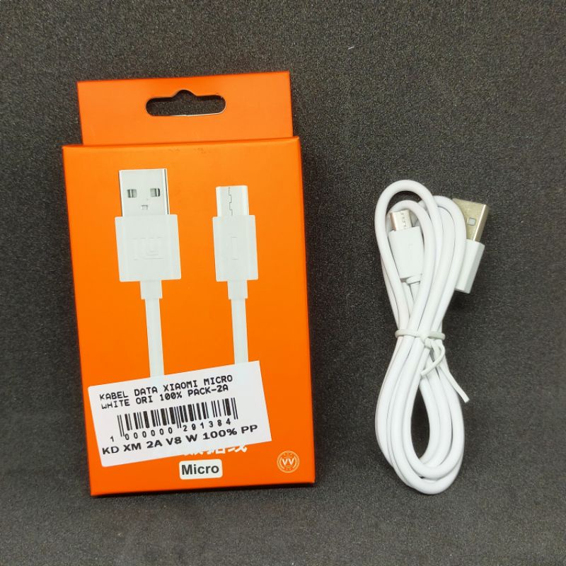 KABEL DATA XIAOMI 2A - MICRO USB - ORI 100%