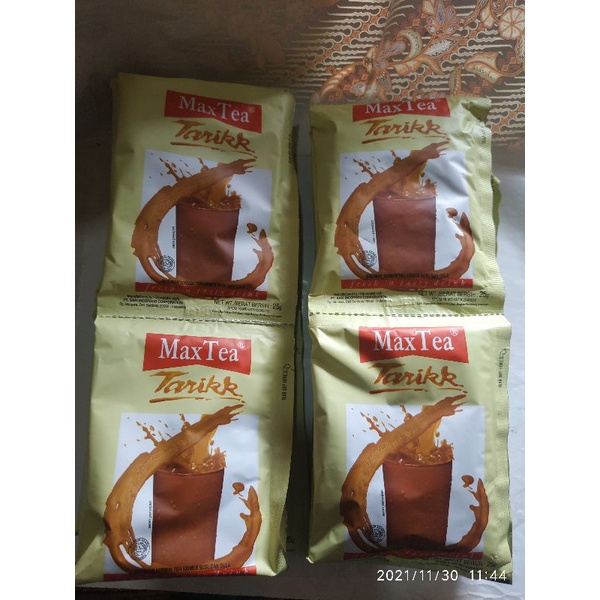 

max tea teh tarik teh +susu10 @25 grm