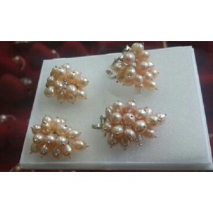 Set Perhiasan Perak Mutiara Tawar