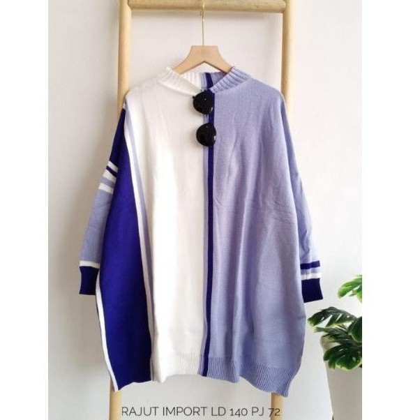 Kaos rajut import ld 140 cm