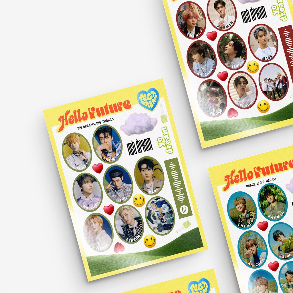 STIKER NCT DREAM - HELLO FUTURE