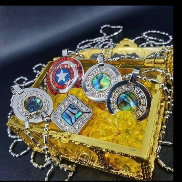 KALUNG MCI - Kalung LSW Shell Original 100% by MCI - KALUNG SEHAT  (Produk Masih Segel box,berkode)