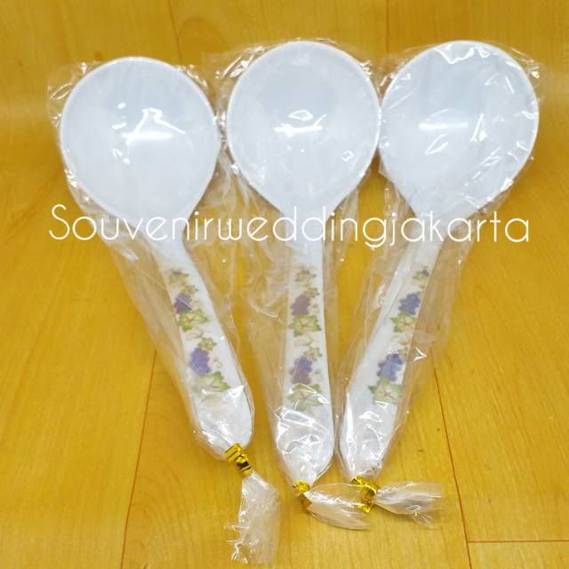 SOUVENIR CENTONG SAYUR MELAMIN (50 PCS)