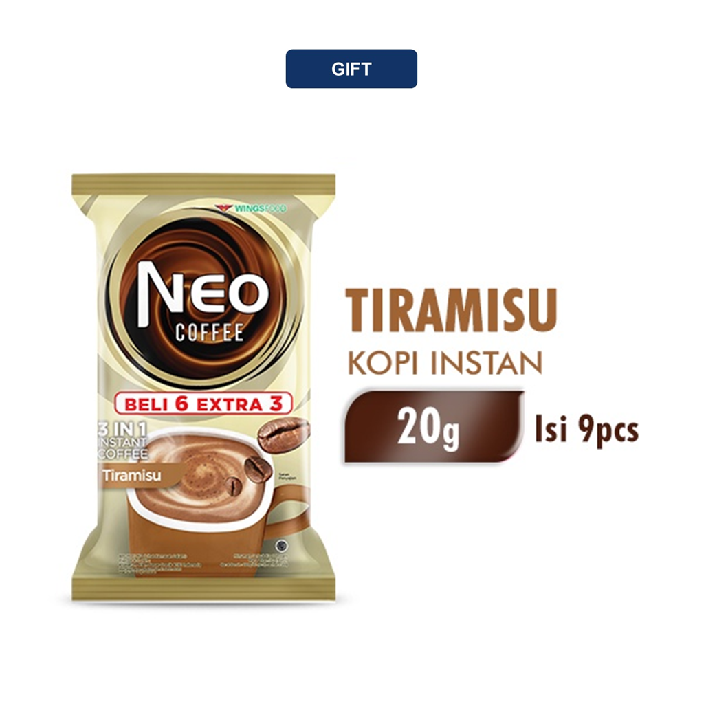 

[GIFT] Kopi NEO Tiramisu Pack 9x20gr