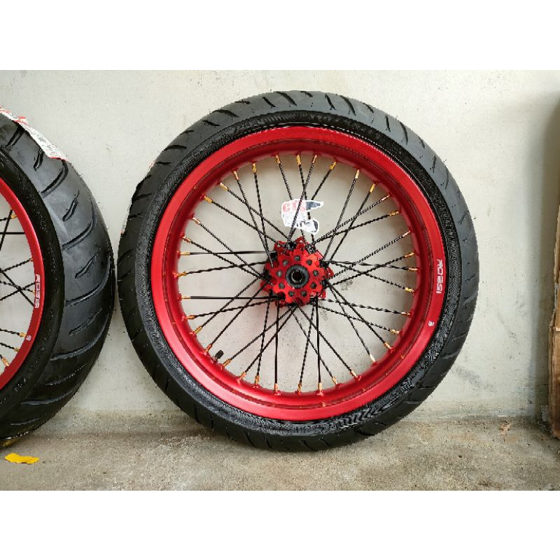 Paket Ban Supermoto CRF 150 L V Rossi Maxxis