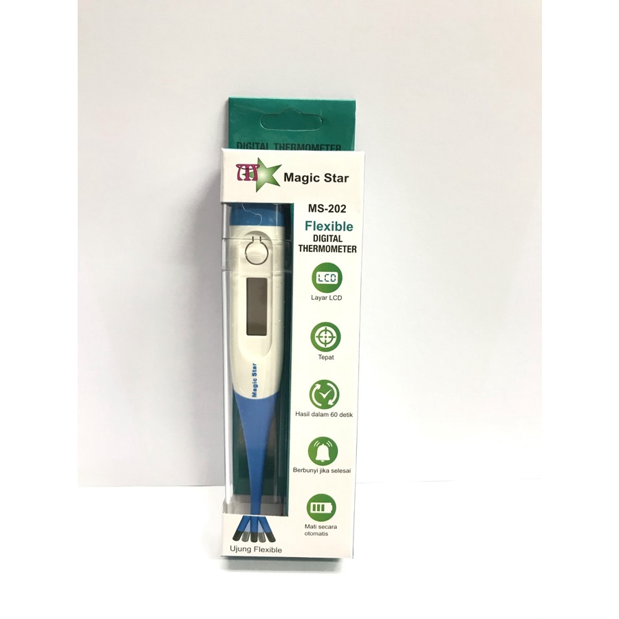 Thermometer Digital MagicStar / Alat Ukur Suhu Badan / Magic Star / Kaku /Flexible / Bisa COD