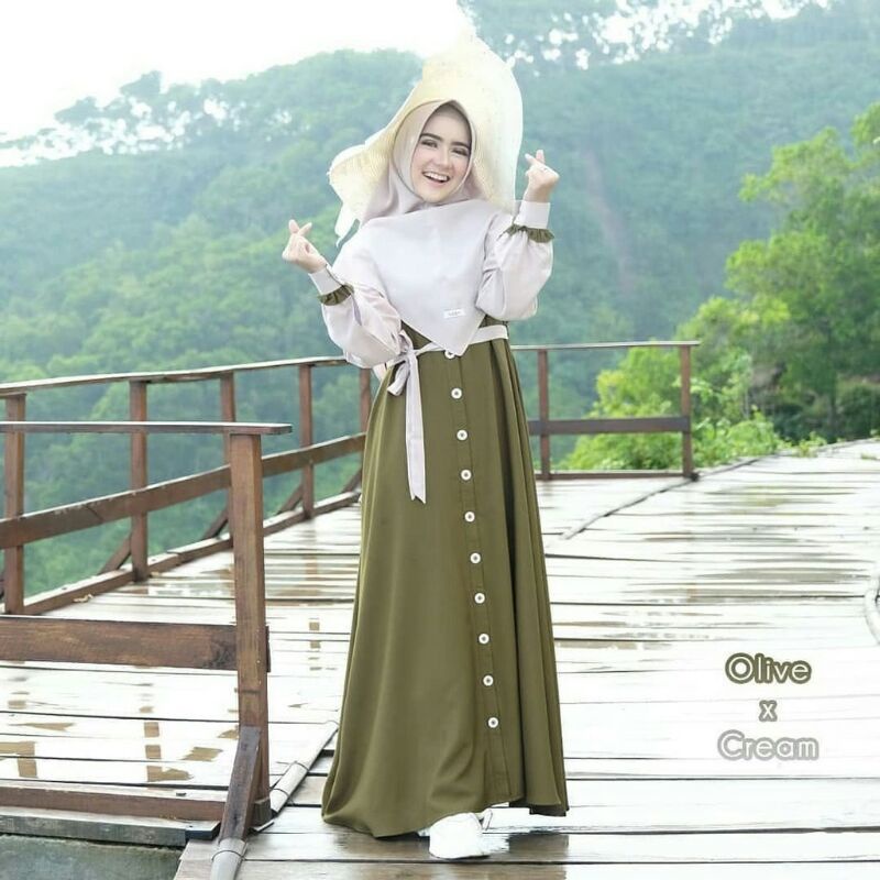 Set Mecca Gamis Syari Fashion Muslim Gamis