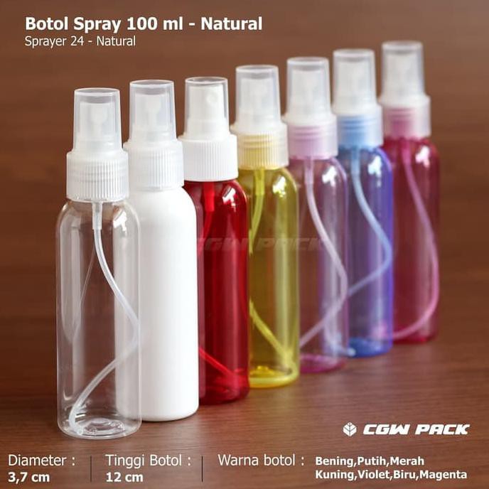  BOTOL  SPRAY  100 ML BOTOL  PET 100 ML SPRAY  NATURAL 