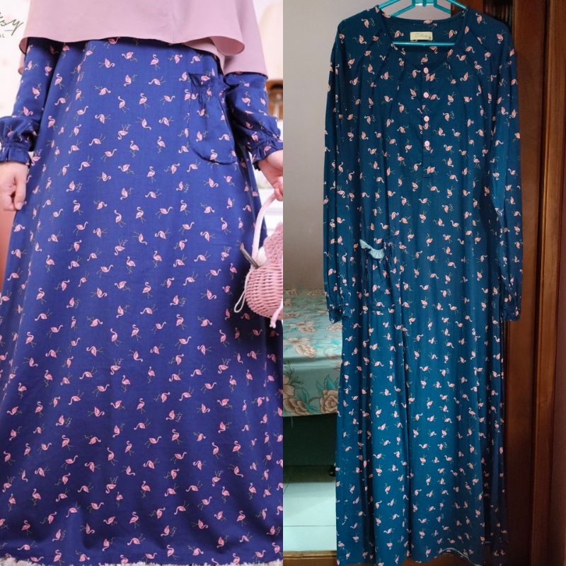 PL DITSY | FLAMINGO DARK BLUE