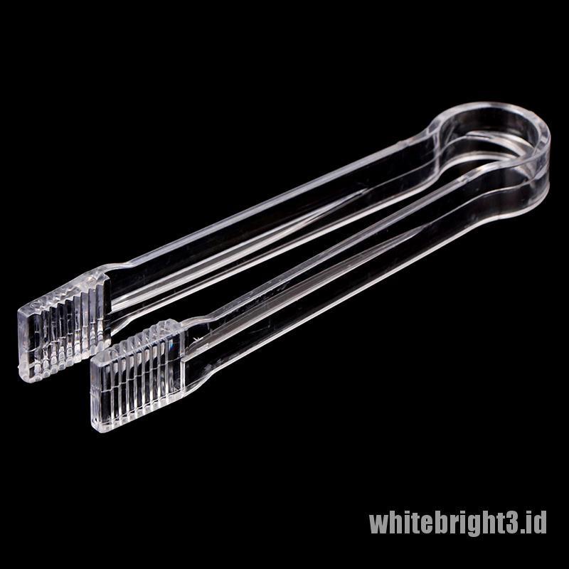 ❤White3 Warna Putih❤ Tongscapit Es Baturotikue Bahan Stainless Steel Untuk Pesta Pernikahanbar