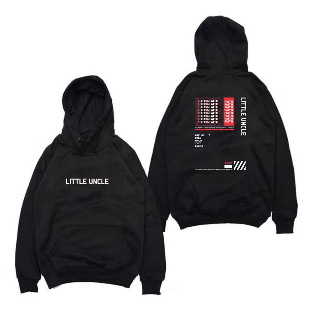 Sasuke Dimension Black Hoodie Pria Hoodie Sweater Wanita / LitleUncle Sweater Hoodie Black Unisex Size M-XXL