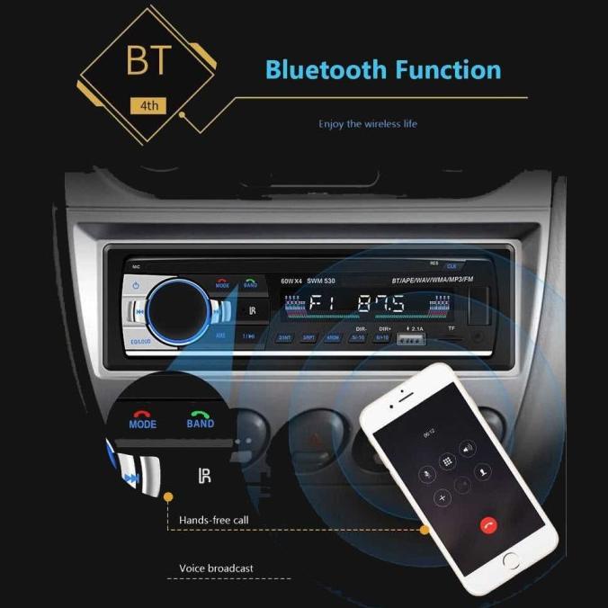 Tape Mobil Bluetooth MP3 MP4 Radio USB Tip Audio Universal rod4 Ayo Order