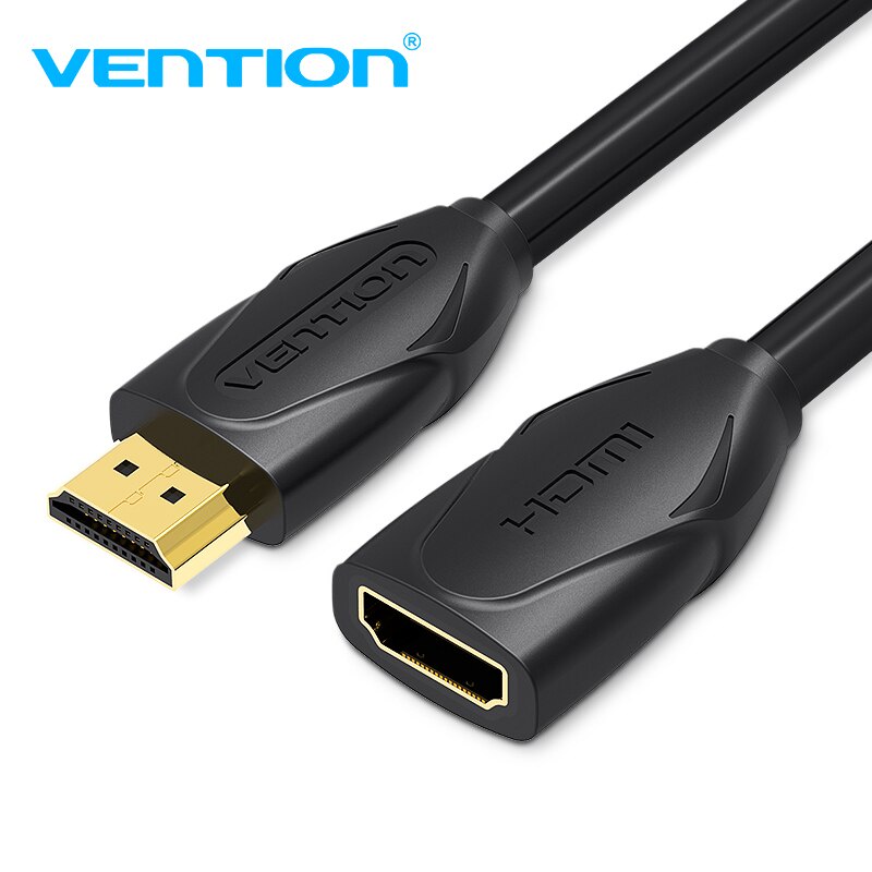 Vention HDMI Female to Female Kabel HDMI Extension Cable Black ORIGINAL Resmi