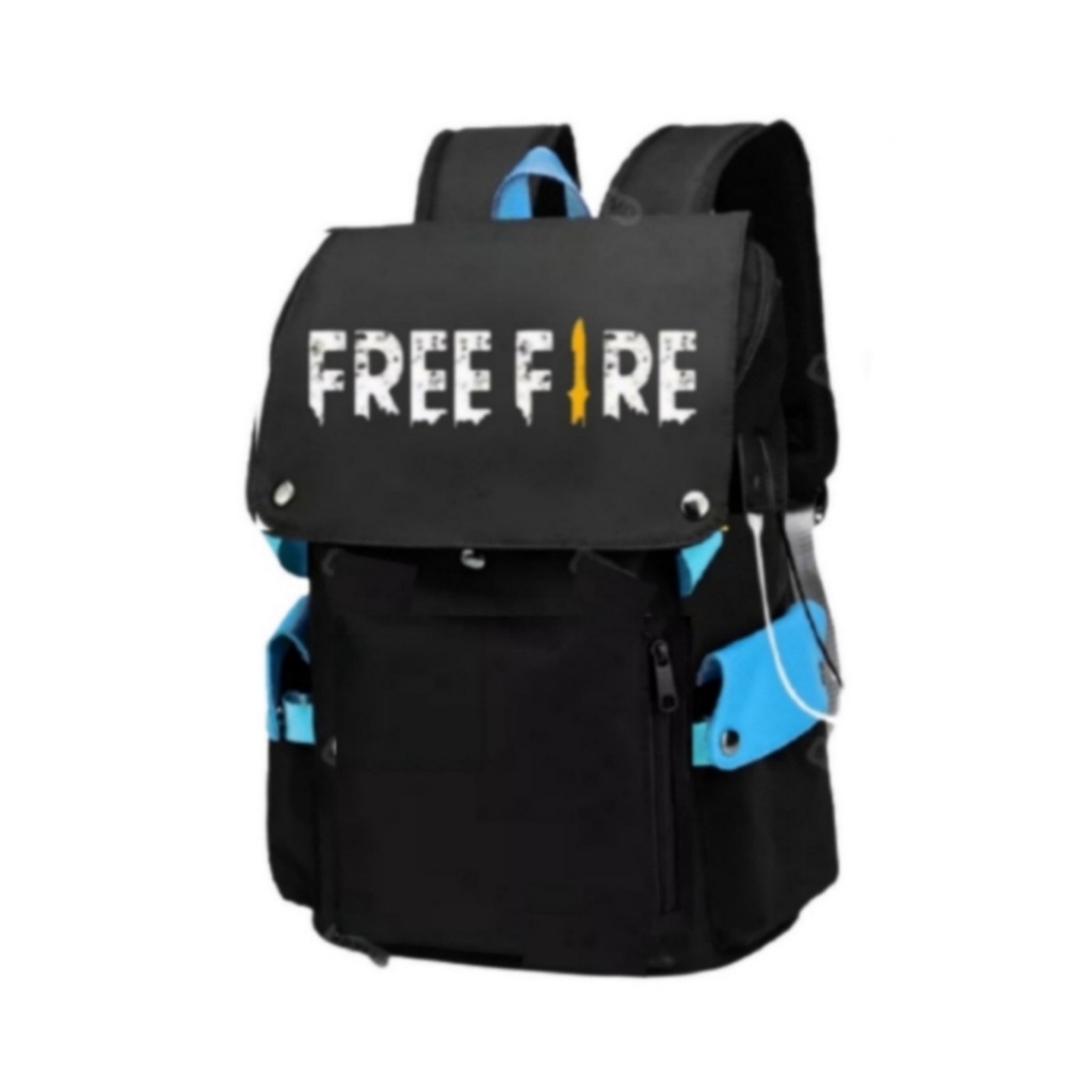 Tas Ransel Anak Sekolah Laki - Laki SMP TK SD Karakter Free Fire