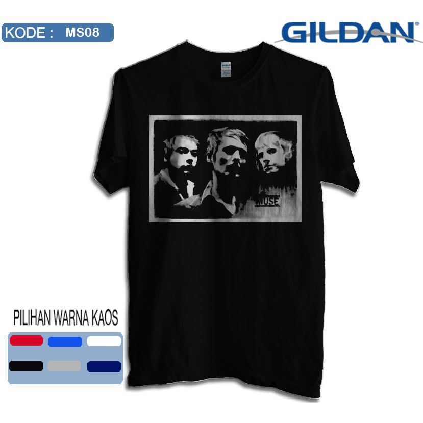 Kaos muse band original gildan softstyle ms08