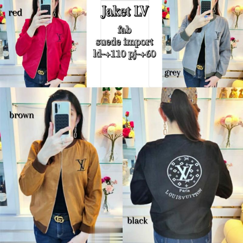 jaket suede import chanel terbaru/jaket import