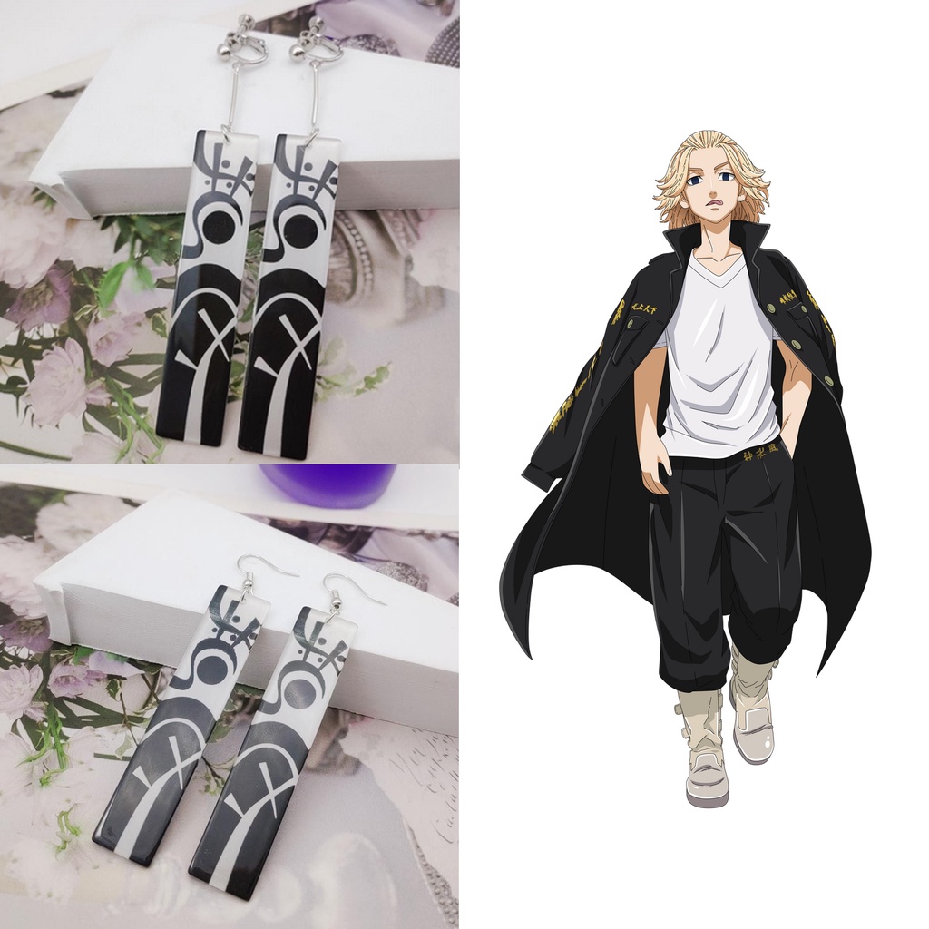 TR005 – Anting Jepit Tanpa Tindik Anime Cosplay Tokyo Revengers