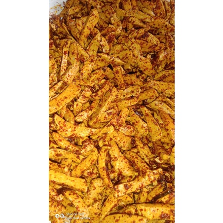 

Basareng viral gurih renyah extra pedas aroma daun jeruk isi 500grm