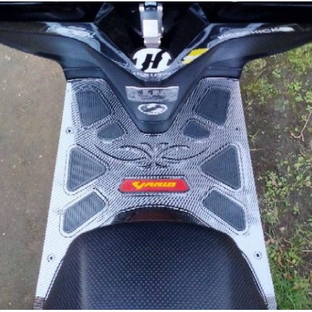 Karpet Vario 150 125 New Carbon / Bordes Pijakan Kaki Vario150 125 2018 Original Nemo - Charmoto