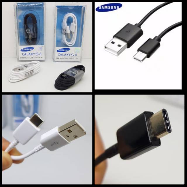 Kabel Data Type C Samsung S8 1.2m Flash Charge Kabel Charger Type-C Kabel Casan Tipe C FAST CHARGING