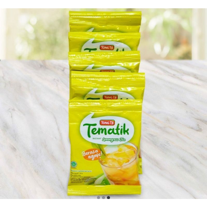 TONG TJI TEMATIK LEMON GRASS / LEMON TEA RENCENG 10SACHET