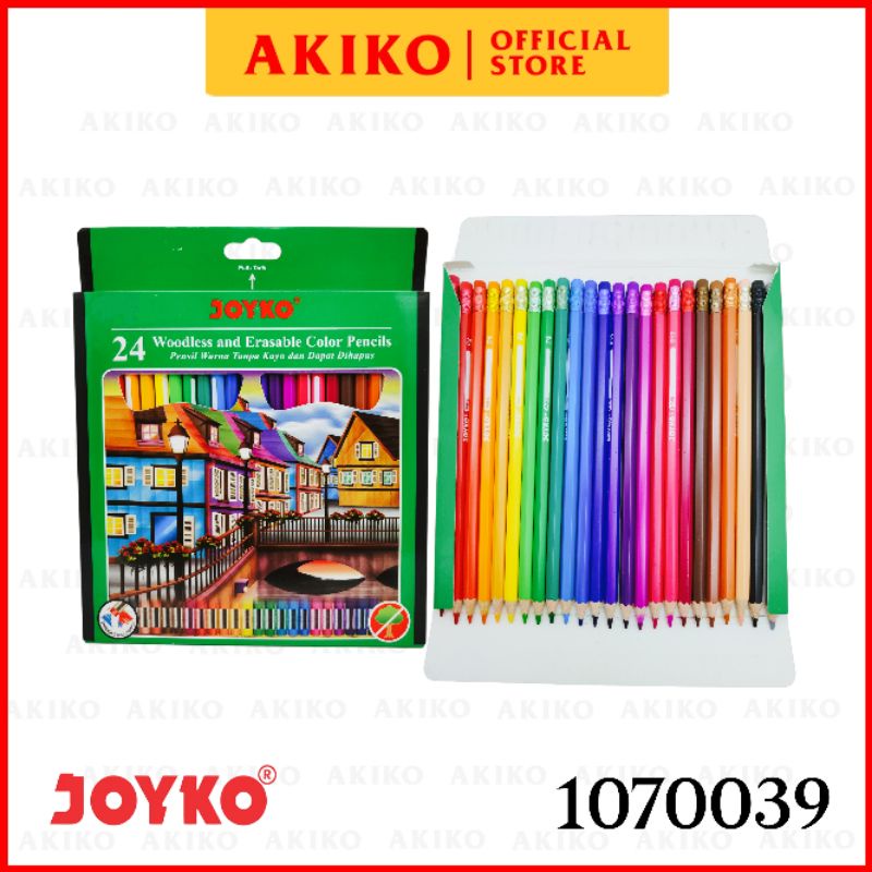 

CP-115 Pensil Warna Erasble Joyko