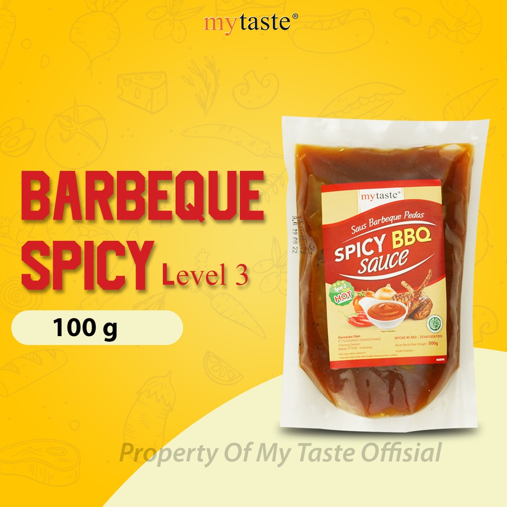 

My Taste Barbeque Spicy Lv 3 100gr Saus Barbeque Pedas Level 3 Bumbu Barbeque Dagings