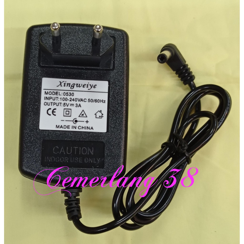 AC to DC 5V 3A Switching Adaptor / Switching Power Supply Plastik