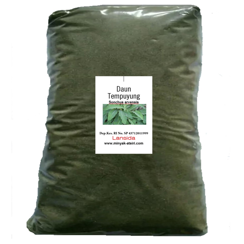 Bubuk Daun Tempuyung 250 g Simplisia Serbuk Sonchus arvensis