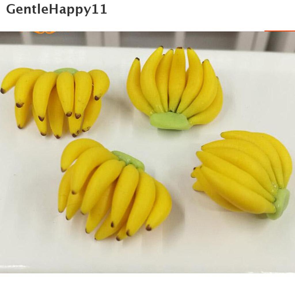 Gentlehappy 1pc Mainan Miniatur Pisang Skala 1: 12 Untuk Dekorasi Rumah Boneka