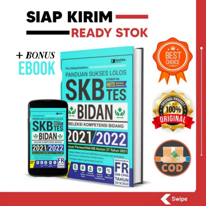 BUKU CPNS PANDUAN SUKSES LOLOS SKB CPNS KEBIDANAN TERBARU 2021 2022
