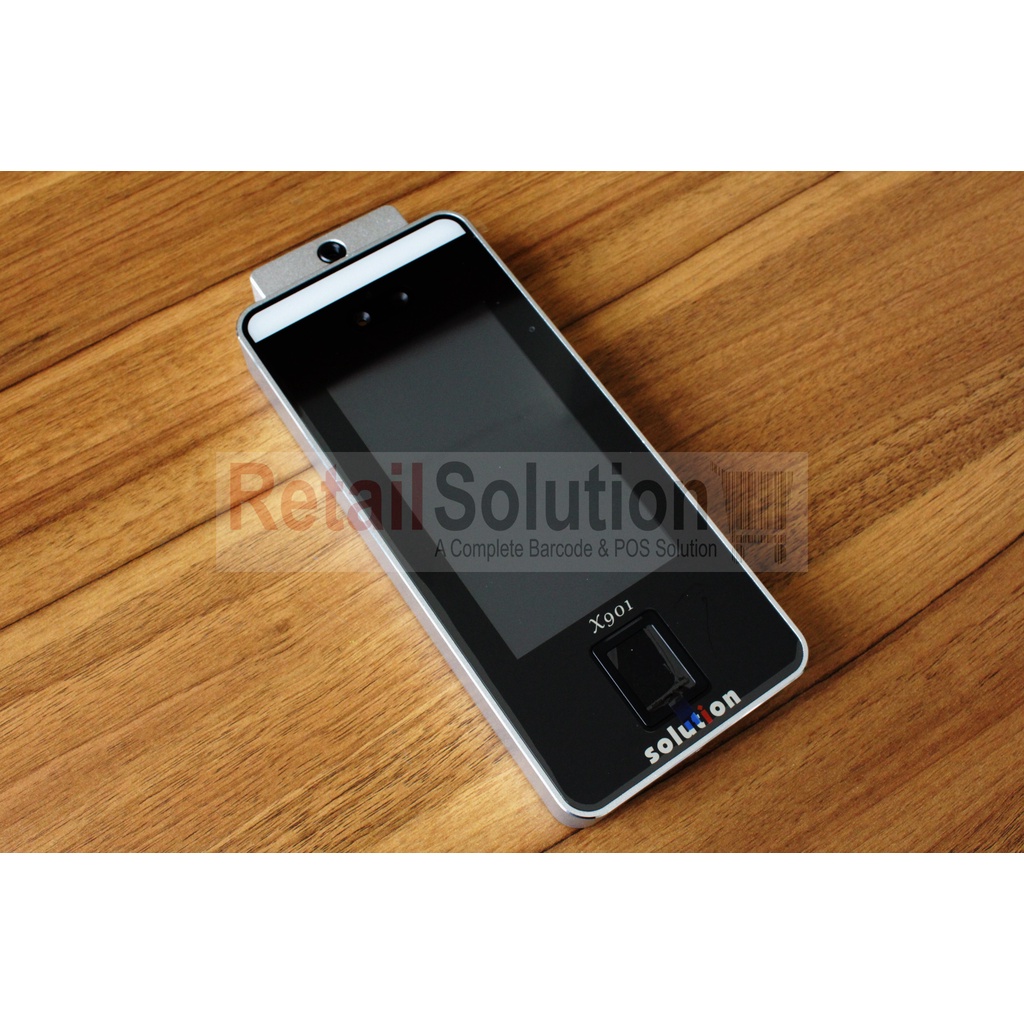 Solution X901 - Mesin Absensi Fingerprint Scan Wajah Deteksi Suhu