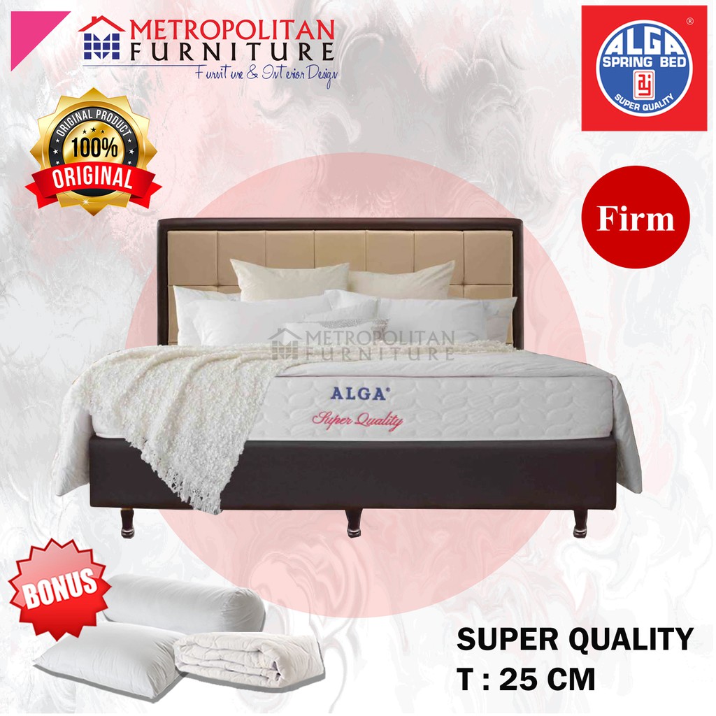 Kasur Springbed ALGA Super Quality FULL SET Spring bed matras