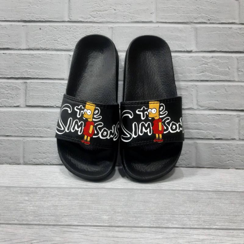 SANDAL KIDS ANAK VANS SLIDE SIZE 31-35