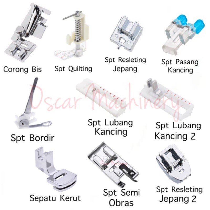 Sepatu Mesin Portable Rumah Tangga Janome Butterfly Singer