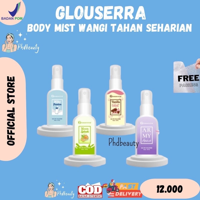 [Official Store] Body Mist Glouserra Tahan Seharian