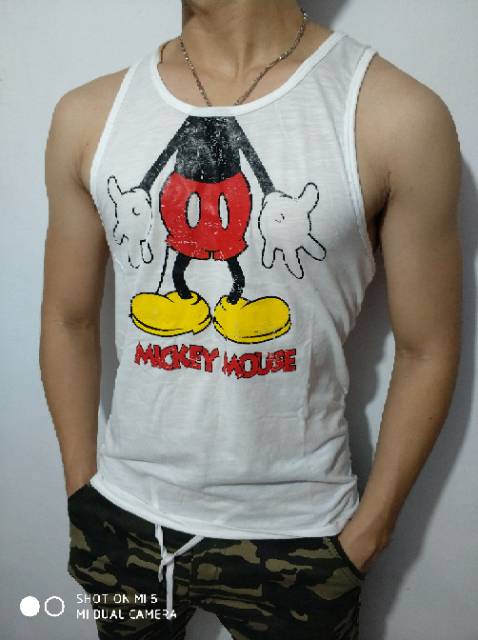 Tanktop Singlet pria bahan katun