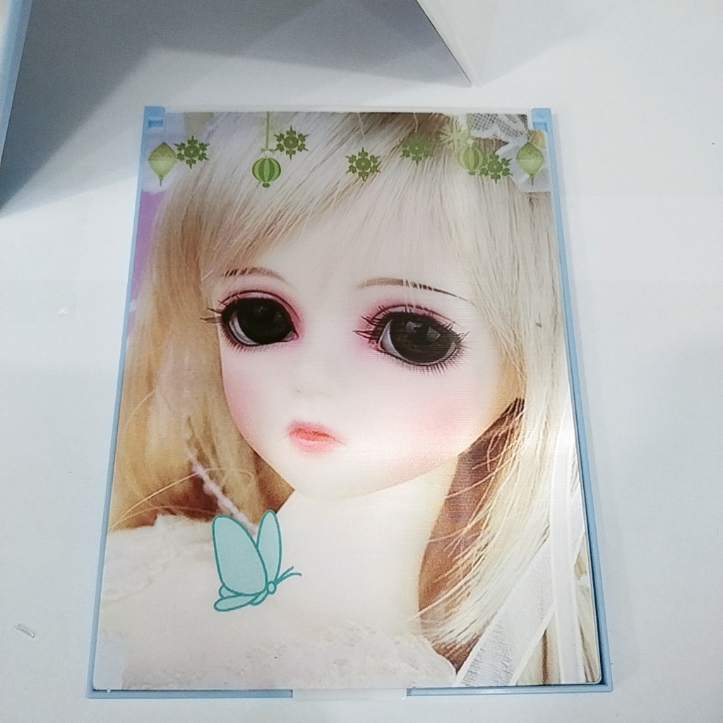 Cermin Lipat Besar Karakter Lucu Cermin Kosmetik Cantik