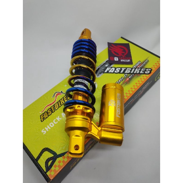 Shockbreaker Matic Fastbikes Twotone 310MM Tabung Bawah - Shock Tabung Bawah Fastbikes 310MM Matic Beat Mio Scoopy Twotone