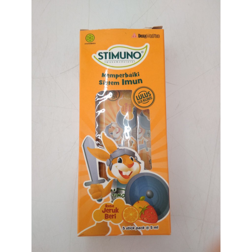STIMUNO ORANGE BERRY STICK PACK 5`S