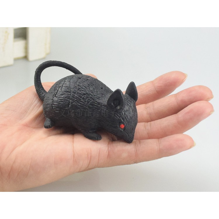 TIK mainan gag prank toy squishy karet tikus got laboratorium lab mouse