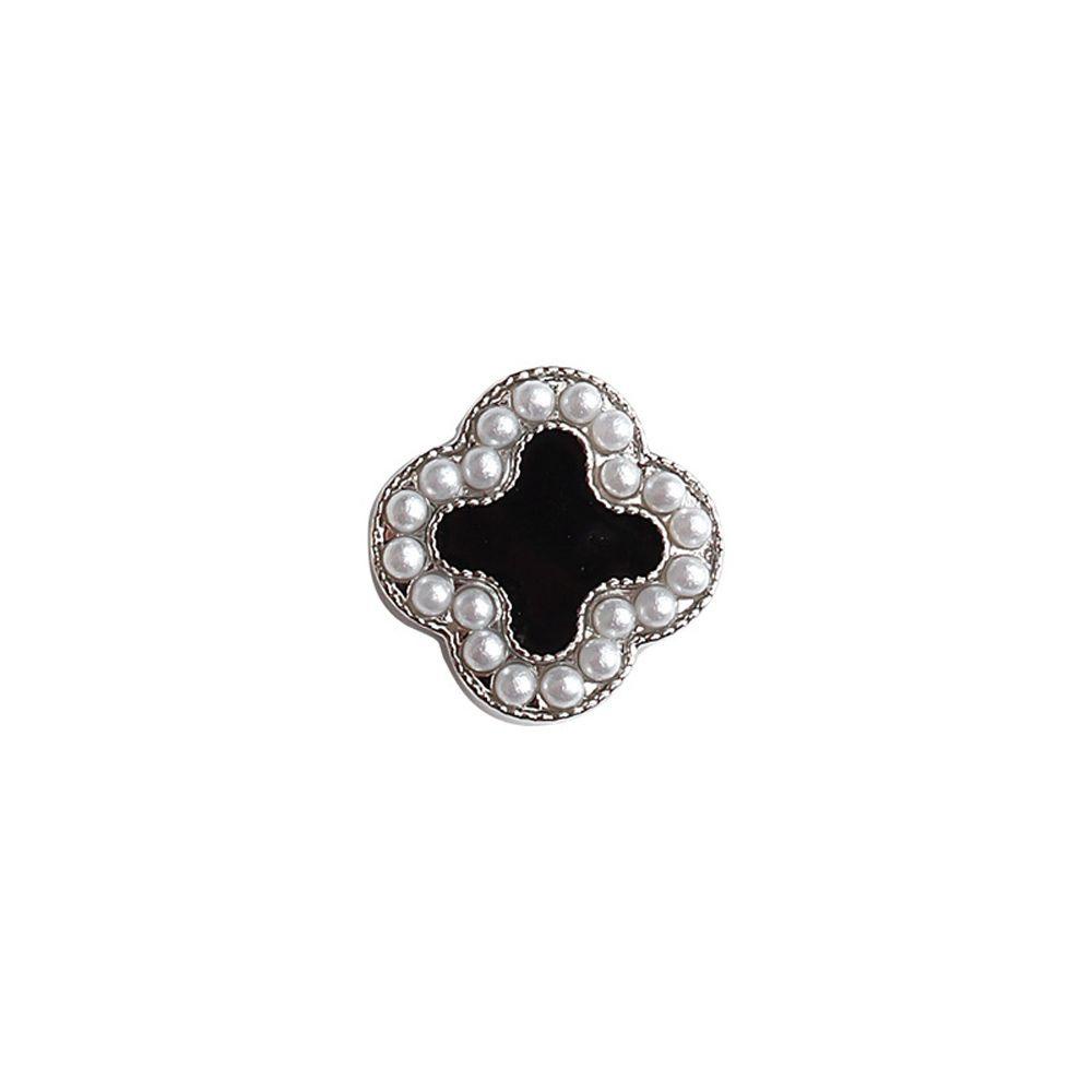 Mxbeauty Clover Nail Charms Shiny Zircon Earring Membuat Kerajinan DIY Flatback Kristal Manicure Aksesoris